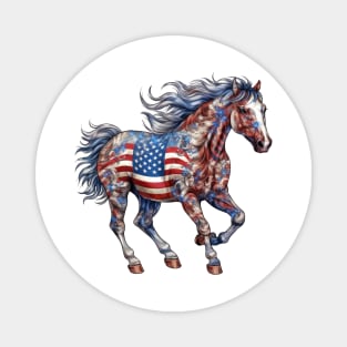 Patriot Horse Magnet